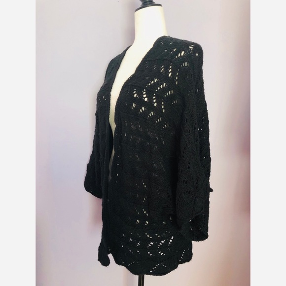 Karen by Karen Kane black oversized cardigan - Picture 2 of 6